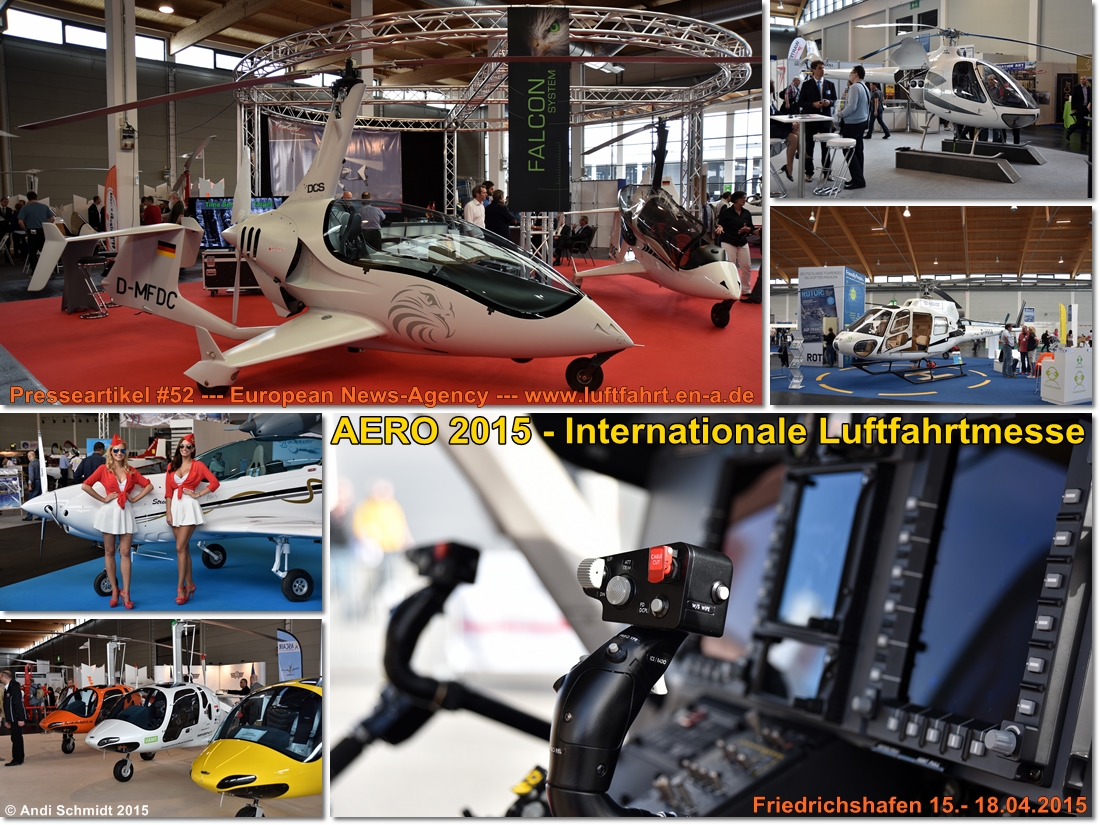 Die *AERO 2015* in Friedrichshafen am Bodensee - Internationale jährliche Ausstellung der Allgemeinen Luftfahrt - Presseartikel #52 - European News-Agency - www.luftfahrt.en-a.de