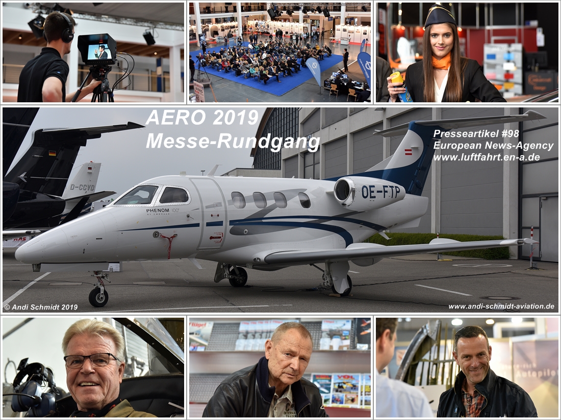 Presseartikel #98 -- AERO 2019 -- Messe-Rundgang -- Publiziert bei European News-Agency / ENA -- www.luftfahrt.en-a.de -- Autor: Andi Schmidt