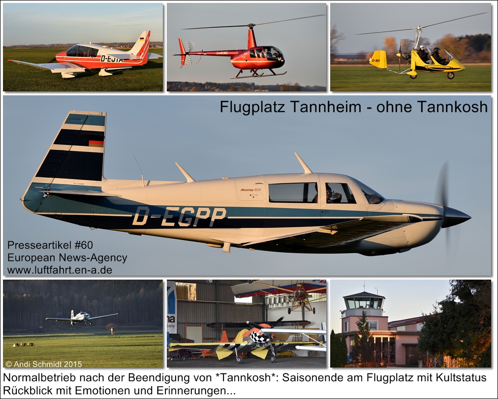 Text & Fotos © Andi Schmidt 2015 --- Presseartikel #60 --- Flugplatz Tannheim - ohne Tannkosh --- Erinnerungen...