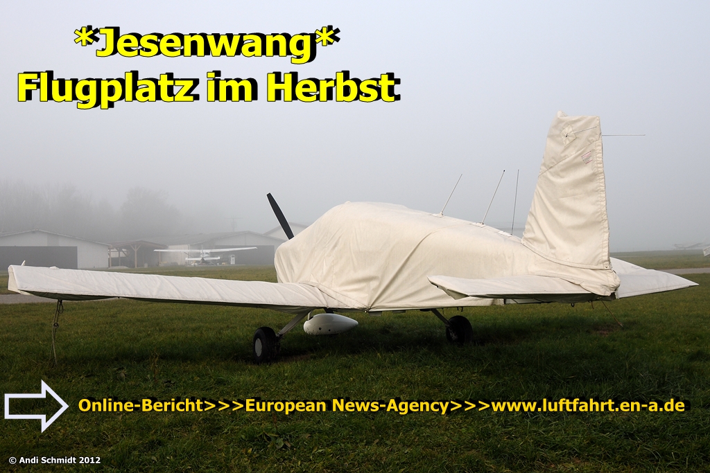 Jesenwang-Flugplatz im Herbst