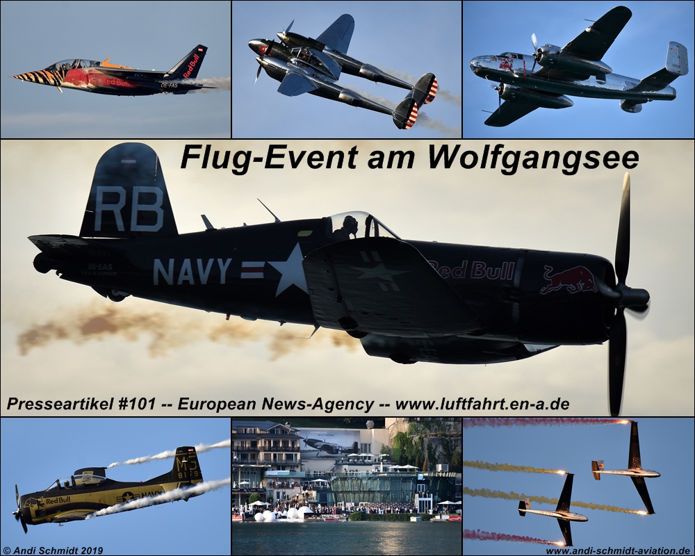 Presseartikel #101 -- *Flug-Event am Wolfgangsee* -- Autor: Andi Schmidt für European News-Agency -- www.luftfahrt.en-a.de